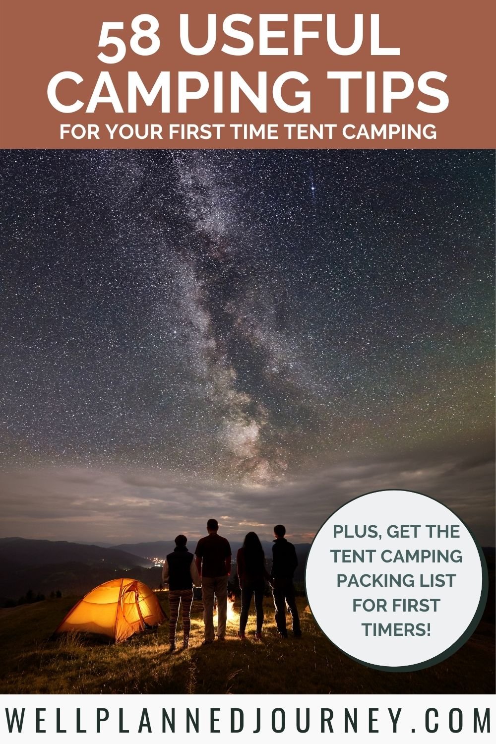 58 Useful Camping Tips for Beginners Pinterest Pin